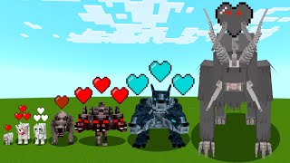 Which All Wolf mobs is stronger?