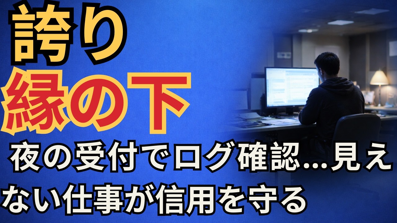 【涙の海外反応】診療後の夜、誰もいない受付でログを追う人がいる——エラーコードと遅延の裏側、派手に語られない「日本の美しさ」