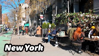NEW YORK CITY Walk [4K] 🤑 Tribeca, Manhattan 👻 The 'Ghostbusters' Firehouse ☕️ Cafe Atelier