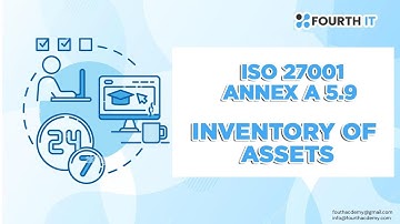 ISO 27001 Annex A 5.9 Inventory of Assets