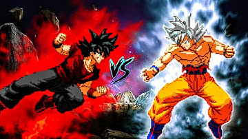 Evil Son Goku V3.5 UI VS Son Goku V3.4 MUI in Jump Force Mugen