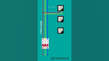 थ्री फेज वोल्टमीटर कनेक्शन | 3 phase voltmeter connection |#3d #phase #voltmeter  #connection #reels
