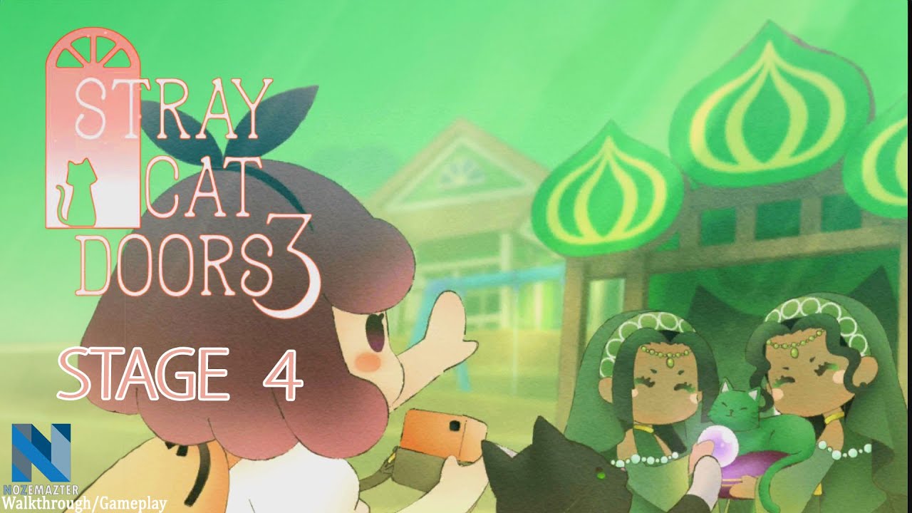 Stray Cat Doors 3 Stage 4 Walkthrough Gameplay NoZeMazter YouTube