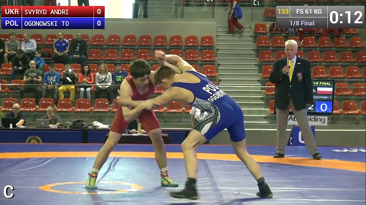 1/8 Final FS - 61 kg: Andri SVYRYD (UKR) vs. Tomasz OGONOWSKI (POL)