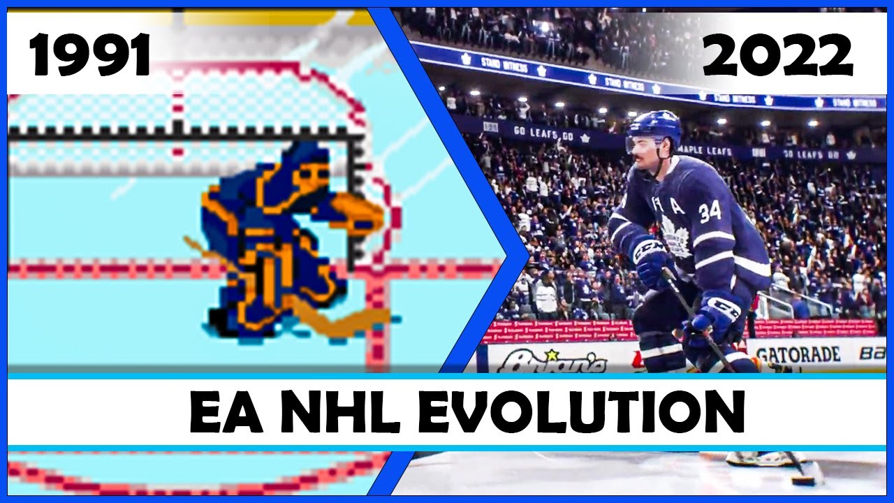EA NHL, the evolution 1991 - 2022