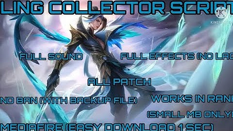 New Ling Collector Skin Script No Password Media Fire Download Link Latest Ling Serene Plume Script
