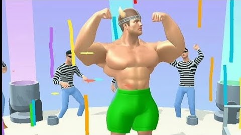 Muscle rush All Levels Mobile Gameplay Walkthrough Android,iOS New Update Game 46-47 CVA9