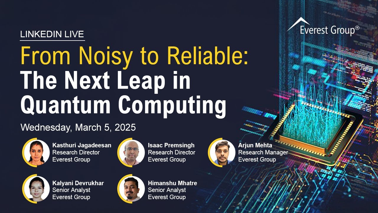 From Noisy to Reliable: The Next Leap in Quantum Computing - YouTube