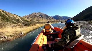 Up in Avoca river in the outboard jetboat