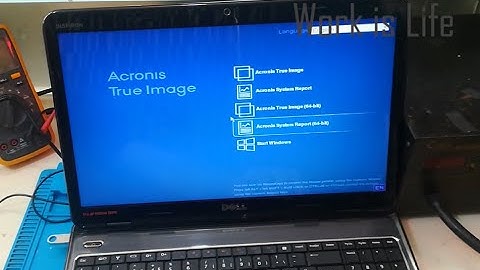 Create a Backup image and Restore using Acronis with Bootable USB