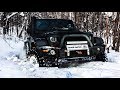 Jeep Wrangler в снегу и Нивы 4х4. 30 внедорожников на снежной горе!