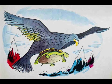 LA TORTUGA Y EL ÁGUILA  🐢 fabulas cortas 🦅 Refran: Para los vanidosos, todos los demás hombres ...