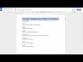 Google Docs  Table of Contents  Headers    Outline Tool