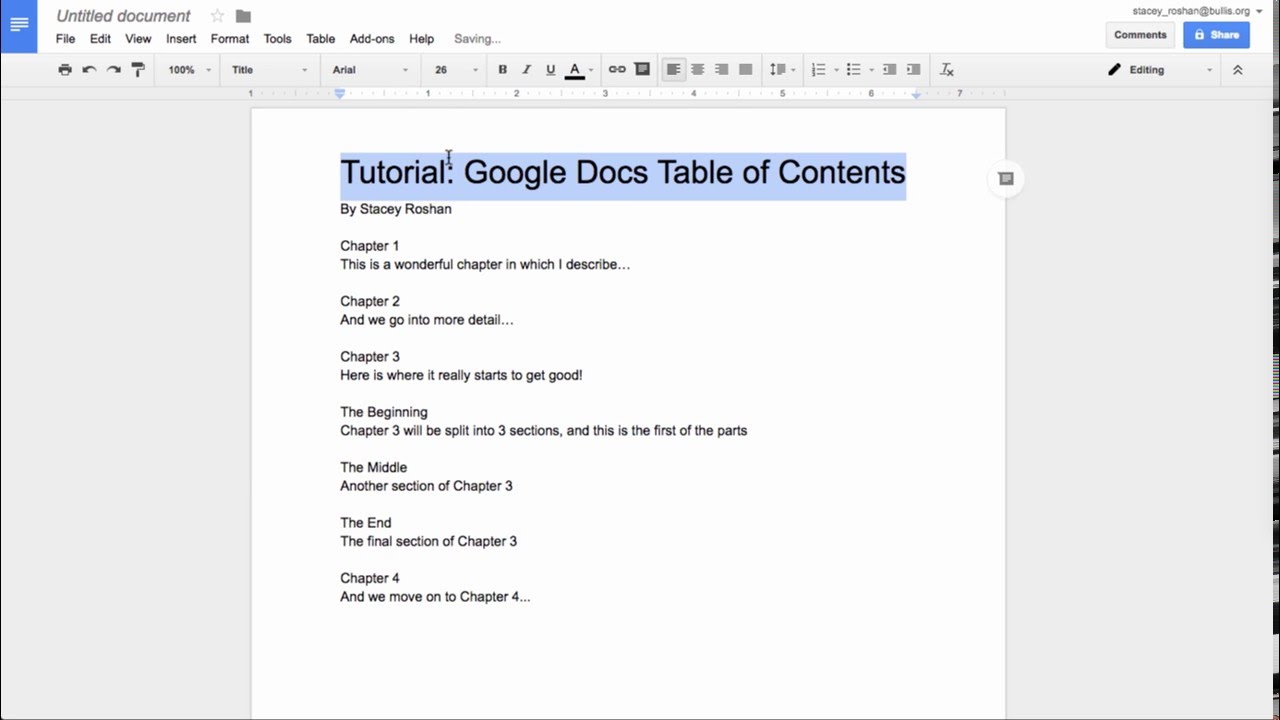 Table Of Contents Template Doc from i.ytimg.com