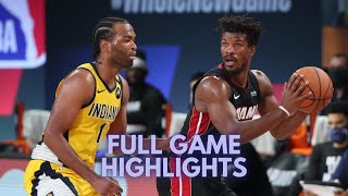 Miami Heat vs Indiana Pacers Game 2 | FULL HIGHLIGHTS | August 20, 2020 | NBA Playoffs