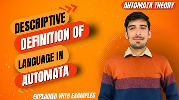 What is Descriptive Language? | Descriptive Definition of Language in Automata | Faisal Concepts