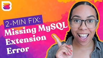 How to Fix "Your PHP Installation Appears to Be Missing the MySQL Extension"