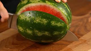 🍉 Smooth Watermelon Cutting | Satisfying & Juicy Fruit Slice 🔪✨ #Shorts screenshot 4