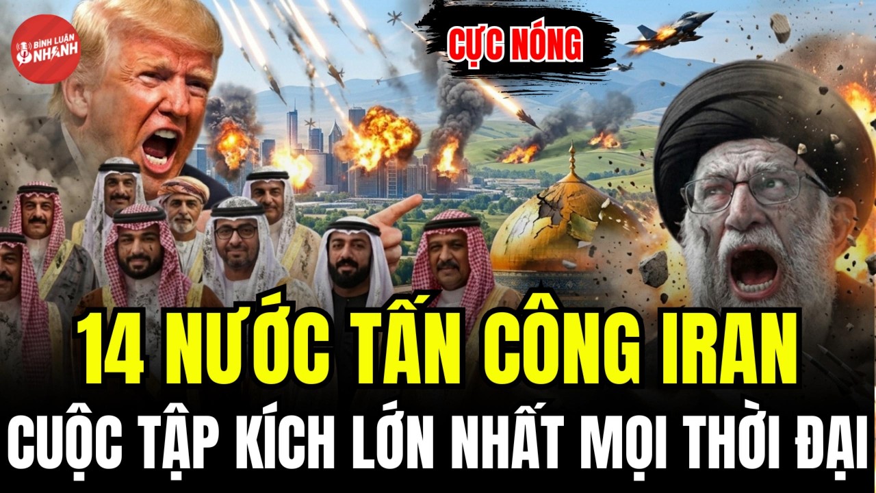 CỰC NÓNG: 14 NƯỚC TẤN CÔNG HỘI ĐỒNG IRAN, CUỘC TẬP KÍCH LỚN NHẤT MỌI THỜI ĐẠI!