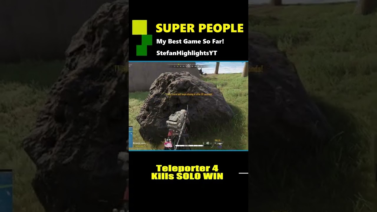 Super People: 4 Kills Teleporter SOLO WIN 