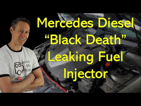 Mercedes diesel CDI (Black Death) leaking fuel injector - How to diagnose and fix on 3.0 V6 engine