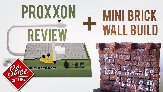 Proxxon Hot Wire Foam Cutter - unboxing & demo 