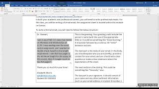 ENG 111 Professional Correspondence