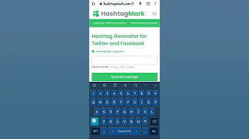 How To Use Facebook Hashtag Generator 