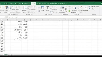الدرس رقم 6: إضافة التحليل الإحصائي لقائمة Data في #Excel