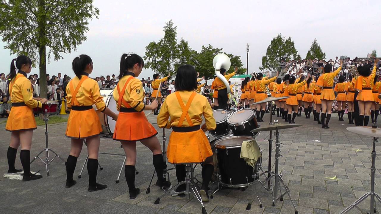 🍊パーカスになったつもりで・・京都橘高等高校　吹奏楽部🍊　2016.５.１『ラ・フォル・ジェルネびわ湖２０１６in大津』(KYOTO  TACHIBANA  SHS  BAND)