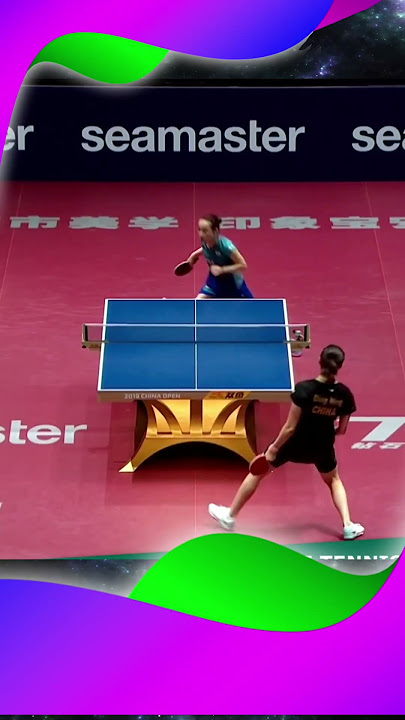 Mima Ito with a signature backhand drive #탁구 #卓球 #乒乓球 #pingpong #tabletennis #sports #shorts