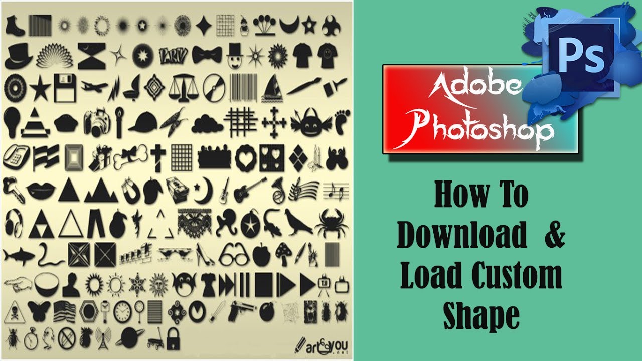 adobe photoshop custom shape tool download