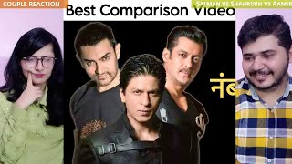 Couple Reaction on Who is the Best? | Salman Khan vs Shahrukh Khan vs Aamir Khan