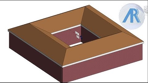 Roof around a courtyard Revit Tutorial
