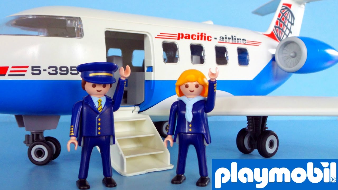 Playmobil Airplane 5395 Charter Airline unboxing and playing | Playmobil  Vliegtuig uitpakken - YouTube