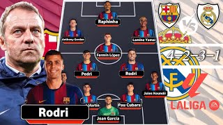 BARCELONA vs REAL MADRID 2026/27 | EL CLÁSICO PREDICTED LINEUPS! 🔵🔴⚪ Olmo OUT