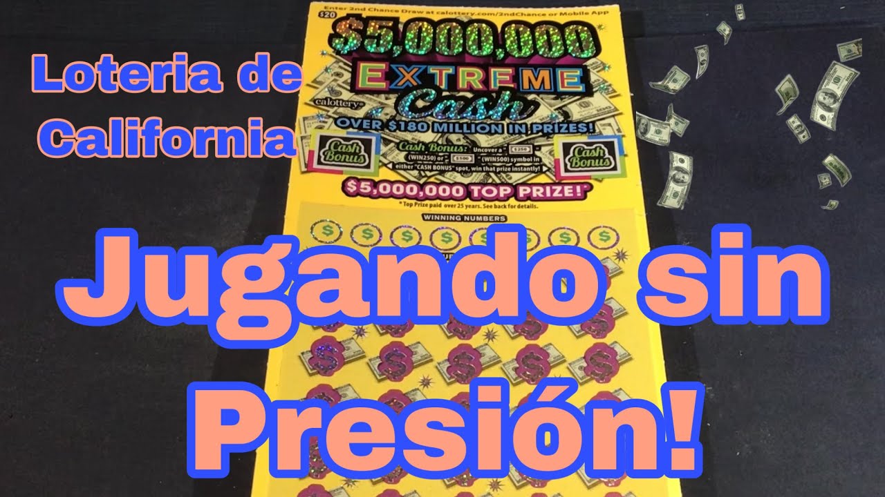 20 x 1 Loteria De California 5,000,000 Extreme Cah Jugando Sin