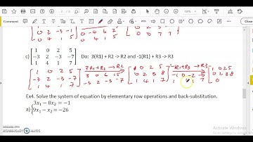 Linear Algebra Ch 1.1 System of linear equations #2