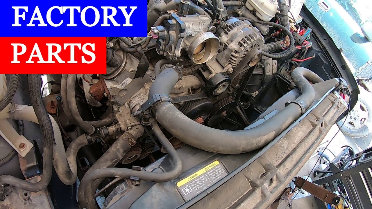 LOW BUDGET V6 to V8 Silverado Conversion - Part 3 Heating, Cooling, Air ...