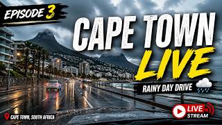 Cape Town City Centre LIVE 🌧️ Rainy Day Drive Around CBD