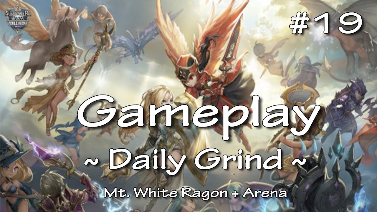 Summoners War: Gameplay | Mt. White Ragon + Arena | Vid#19