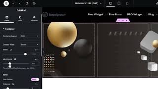 How to create Glassmorphism style in Elementor using RTMKIT Plugin