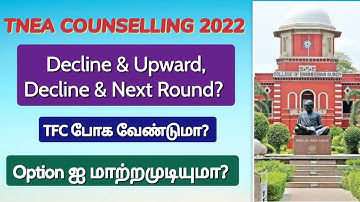 Decline & Upward, Decline & Next Round | Should I go to TFC | Try to Re-Consider | No Better College