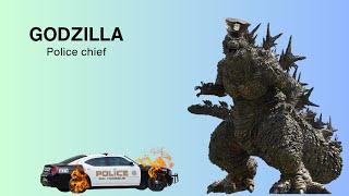 Godzilla Takes the Wheel!  Tokyo's Newest Honorary Police Chief