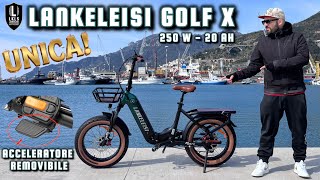 FANTASTICA! BICI Elettrica TOP! PIEGHEVOLE con ACCELERATORE Removibile - 1000w - LANKELEISI GOLF X