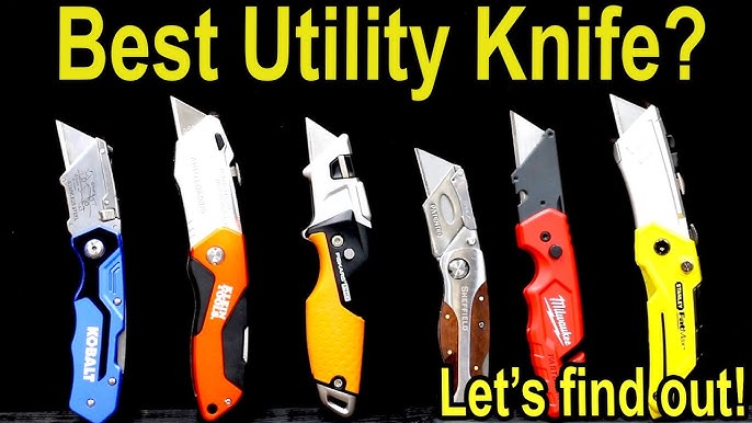 Which Utility Knife Blade Is Best? Let's find out! DeWalt, Irwin, Stanley,  Husky, Kobalt, Lenox 