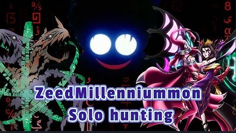 Digimon RPG Online - ZeedMillenniummon solo hunting