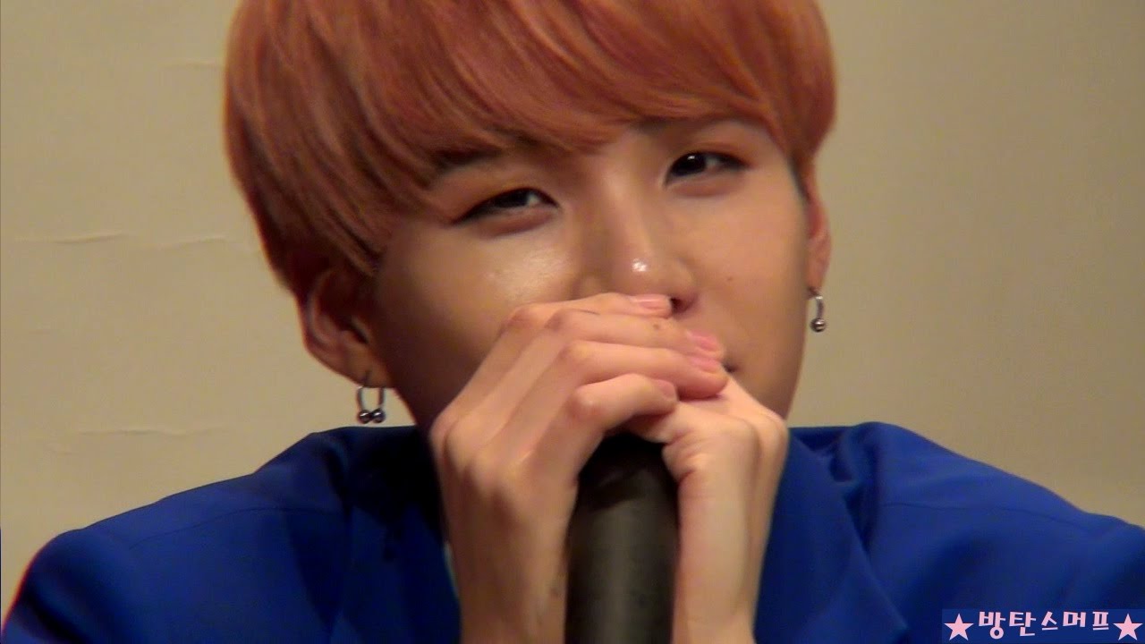 150516 방탄소년단 목동 팬사인회-팬들 끼니 걱정해주는 자상한 윤기씨ㅠ