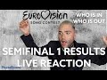 Eurovision 2021 Semi Final 1 Results live Reaction