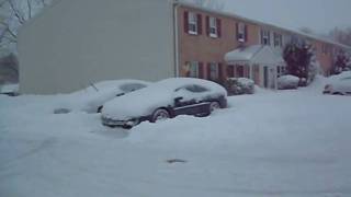 14 inches of snow. Sat. Feb. 6, 2010.